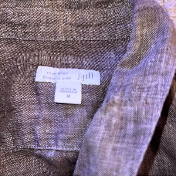 J Jill linen shirt size M - Picture 2 of 5